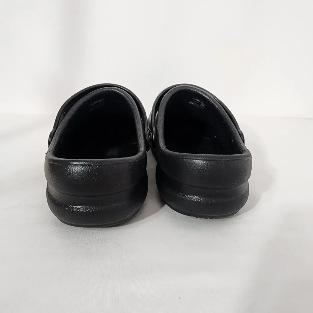 Crocs At Work Unisex Bistro Slip Resistant Clog Lightweight Black M 10 W 12 Foam